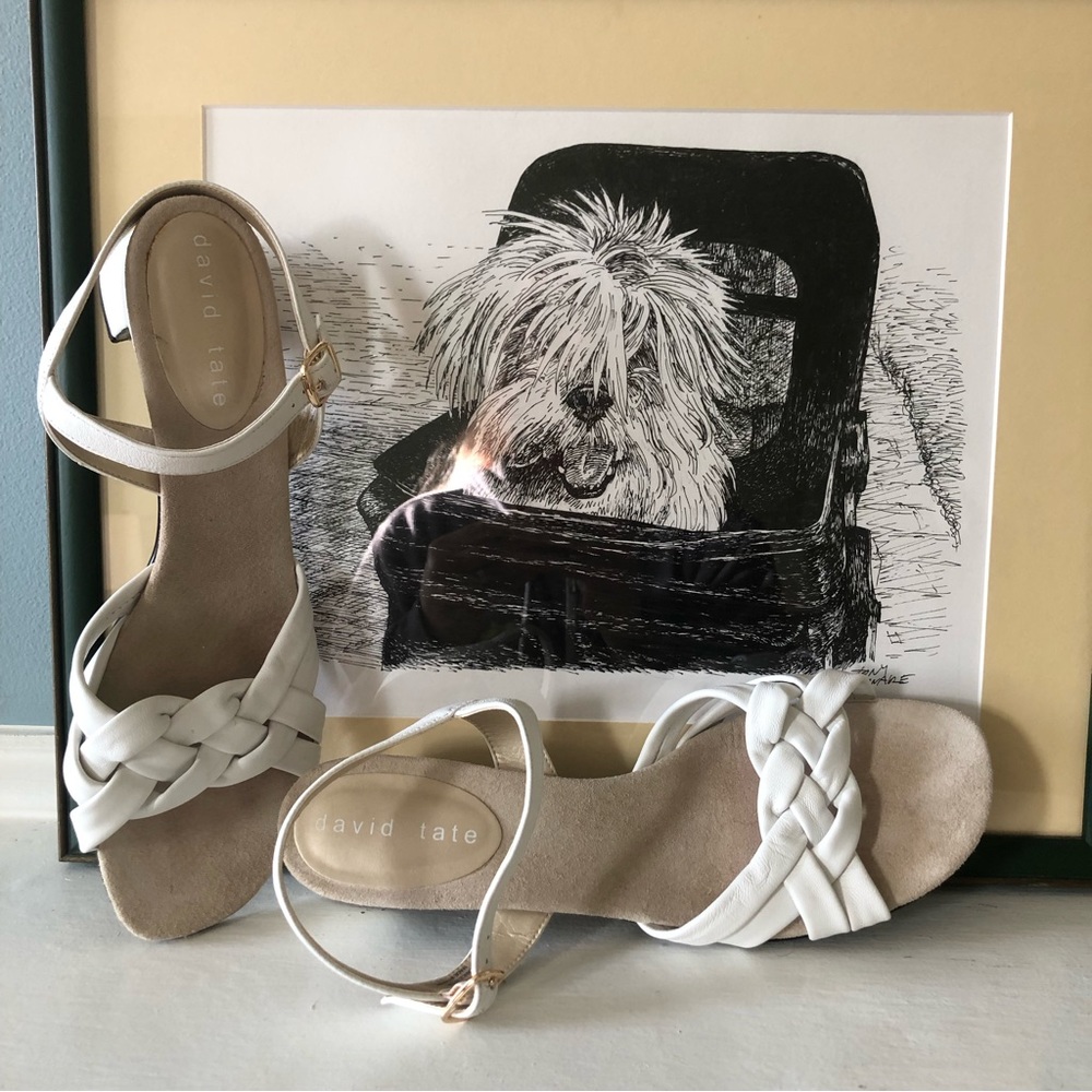 David Tate White Sandals - Picture 4 of 9